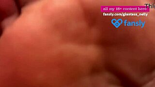 Giantess POV: Foot fetish and crush fetish in action