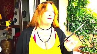 Augusta is a mature and stylish fetish holder, she is a dominant woman who smokes cigarettes.