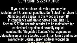 Taylor Vixen's hairy pussy gets licked by Jelena Jensen