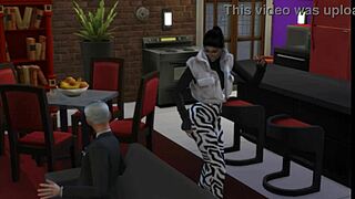 Sims 4 porn series with Spanish voice acting and animation