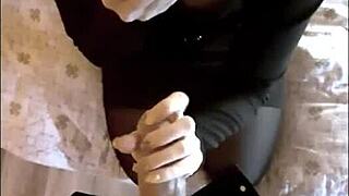 Blonde With Small Breasts Sucks Big Dick. She Takes Monster Cock Deep.