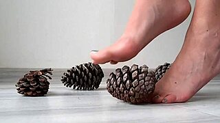 Fetish foot tease and domination with Mistress Nika's sexy feet