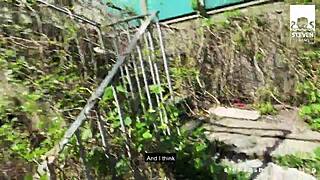 Public pickup turns into wild sex with horny German MILF
