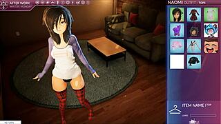 Cute roommate's Santa dress poses lead to steamy fun