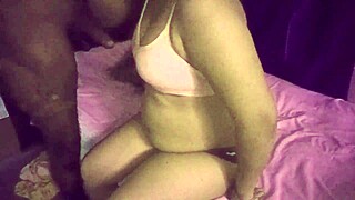Married man with a fat girlfriend has sex with his cousin the housewife next door
