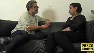 Amateur BDSM video with fingering and a big cock