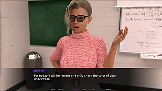 Nudist school adventure continues: Playing the role of the inspector