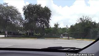 Abandoned by her boyfriend, his girlfriend seeks financial help and gives blow job to a stranger in a car