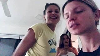 Young and crazy blonde goes wild in Mexico