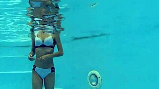 Hermione Ganger in hot underwater scene with friend