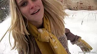 Busty Young Marry Handles a Massive Hard Cock