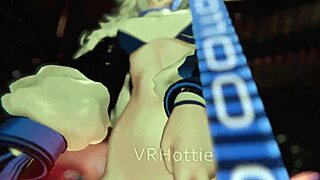 Perfect ass shaken and teased in VRChat ERP