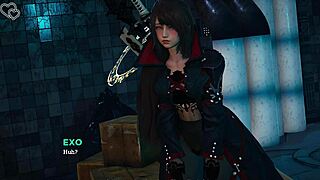3D animated footjob in Eternum gameplay
