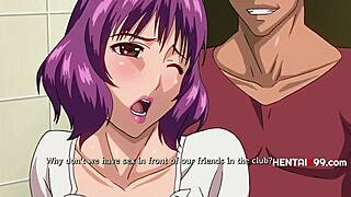 My girlfriend turns into a CUM BUCKET among friends in hentai