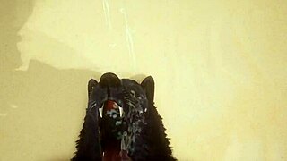 Two gay wolves have sex in this POV video