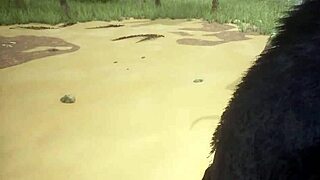 Two gay wolves have sex in this POV video