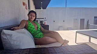 Big cocked Colombian babysitter gets it hard in the bedroom
