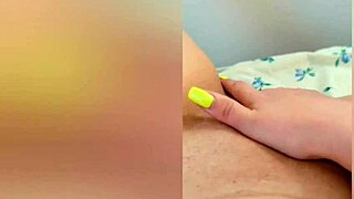 Young girl masturbates her wet pussy and reaches orgasm