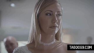 Hot blonde secretary Brett Rossi has hardcore sex with her boss at the office