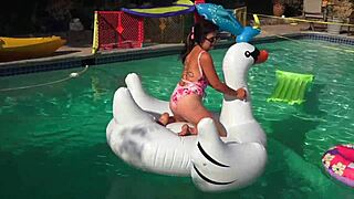 Pawg Roxy Summers gets wet and messy in this erotic video