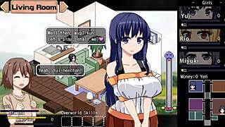 Summer memories: First part of a hentai game with anime art