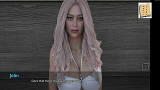 3D game with hot milf Rachael in swimsuit