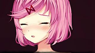 Natsuki gets into some Doki Doki literature club shenanigans at a night club