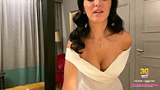 Amateur blowjob action on Halloween by wifebucket