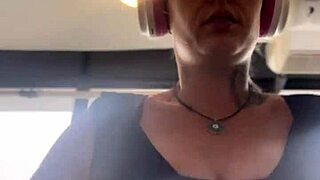 Sweaty gym session ends with gapping tits and a fart