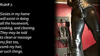 Sissy training at home: rules and expectations