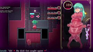 Futa mage explores dungeon in this erotic game