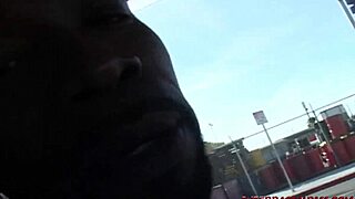 A park encounter with a interracial one woman show with two men