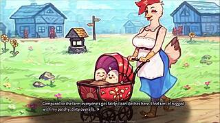 Hot voice and huge boobs in this cute hentai game pornplay