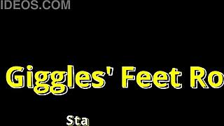 Petite cutie shows off her stinky feet and toes in solo video on beat2feet