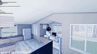 Having sex with my hot friend in Roblox game