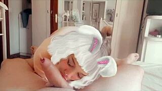 Homemade video of Peruvian girl giving a blowjob