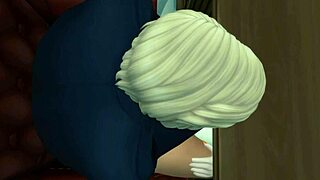 3D animated porn with a scandalous theme of a woman having sex with Donald Trump