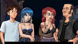 Summertime Saga Cap 54: I’m at a wild house party with my curvy friend