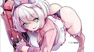 Elphelt Valentine is a hentai slideshow from the game Guilty Gear