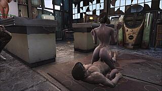 Cartoon porn with Fallout 4 theme and anime anal sex scenes