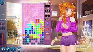 Play along with the hentai game with a gamer girl