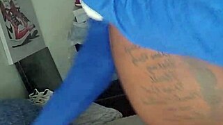 Amateur white pawg gets some big black cock action