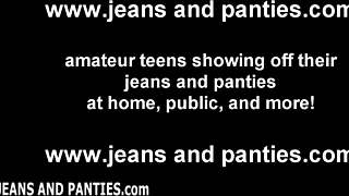 Here are my shiny gold PVC panties, come and have a look