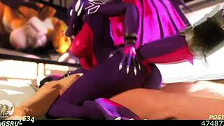 Sultry animated porn featuring Spyro the Dragon in 3D