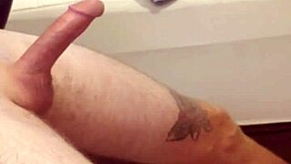 Beautiful girlfriend gives great blow job with big natural tits
