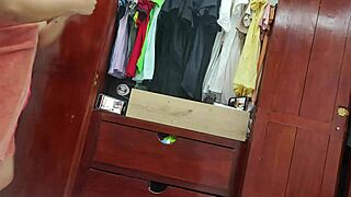 Stepdaughter catches stepmother in the act with neighbor