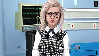 3D animated porn with ball licking, big tits and cum in mouth