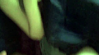 Redhead teen gets her natural tits fucked by lover