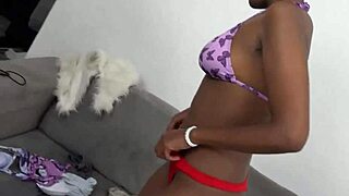 Black beauty gets her ass stretched in hardcore scene