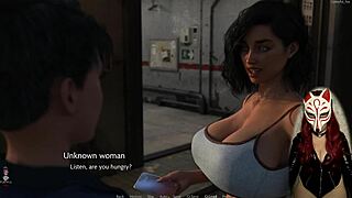 Gamer girl’s erotic journey in a porn game
